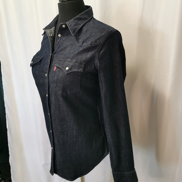 Levi's Tailored Denim Women's Blouse 🥰 - Picture 3 of 7
